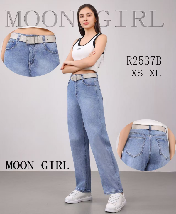 Spodnie damskie jeans Roz XS-XL, 1 Kolor .Paczka 10 szt